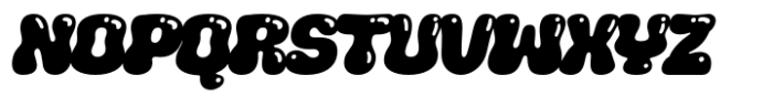 Hopalope Bubble Font UPPERCASE