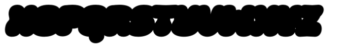 Hopalope Extrude Font LOWERCASE
