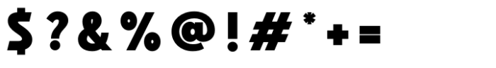 Hopera Sans Black Font OTHER CHARS