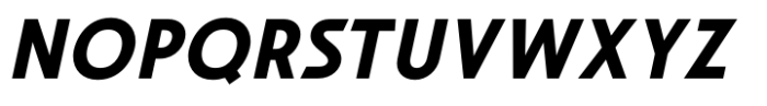 Hopera Sans Bold Italic Font UPPERCASE
