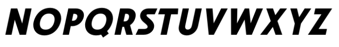 Hopera Sans Extra Bold Italic Font UPPERCASE