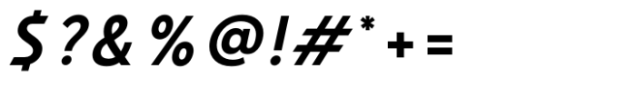 Hopera Sans Medium Italic Font OTHER CHARS