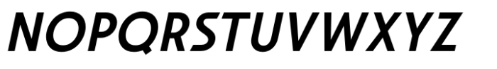 Hopera Sans Medium Italic Font UPPERCASE