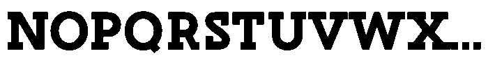 Hopera Slab Variable Hopera Slab Black Font UPPERCASE