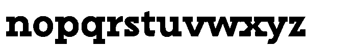 Hopera Slab Variable Hopera Slab Black Font LOWERCASE