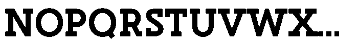 Hopera Slab Variable Hopera Slab Bold Font UPPERCASE