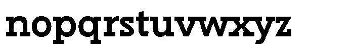 Hopera Slab Variable Hopera Slab Bold Font LOWERCASE