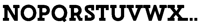 Hopera Slab Variable Hopera Slab Extra Bold Font UPPERCASE