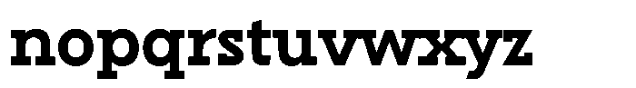 Hopera Slab Variable Hopera Slab Extra Bold Font LOWERCASE