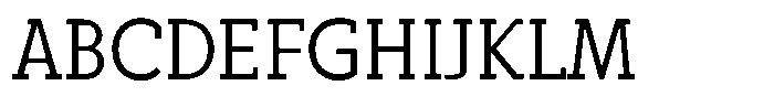 Hopera Slab Variable Hopera Slab Extra Light Font UPPERCASE