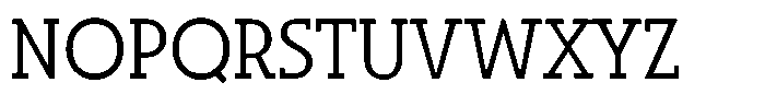 Hopera Slab Variable Hopera Slab Extra Light Font UPPERCASE