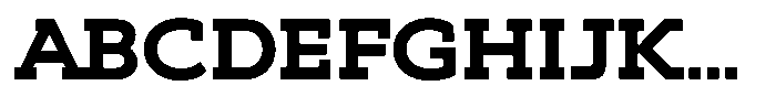 Hopera Slab Variable Hopera Slab Extra Wide Black Font UPPERCASE