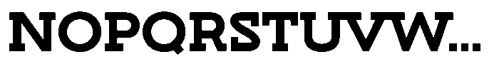 Hopera Slab Variable Hopera Slab Extra Wide Black Font UPPERCASE