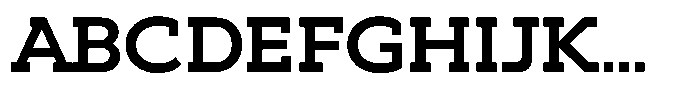 Hopera Slab Variable Hopera Slab Extra Wide Bold Font UPPERCASE