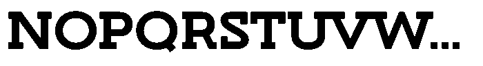Hopera Slab Variable Hopera Slab Extra Wide Extra Bold Font UPPERCASE