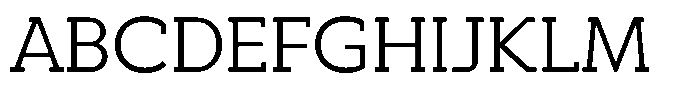 Hopera Slab Variable Hopera Slab Extra Wide Extra Light Font UPPERCASE