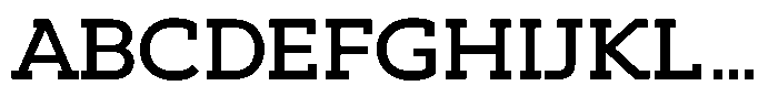 Hopera Slab Variable Hopera Slab Extra Wide Regular Font UPPERCASE