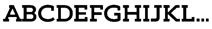 Hopera Slab Variable Hopera Slab Extra Wide Semi Bold Font UPPERCASE