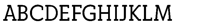 Hopera Slab Variable Hopera Slab Light Font UPPERCASE