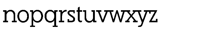 Hopera Slab Variable Hopera Slab Light Font LOWERCASE
