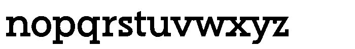 Hopera Slab Variable Hopera Slab Medium Font LOWERCASE