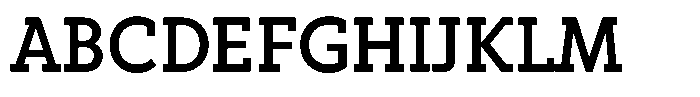 Hopera Slab Variable Hopera Slab Regular Font UPPERCASE