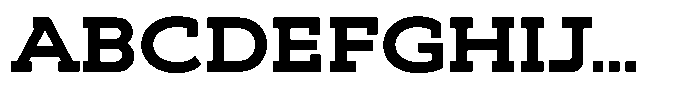 Hopera Slab Variable Hopera Slab Ultra Wide Black Font UPPERCASE