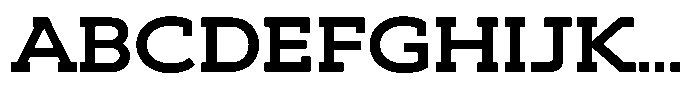 Hopera Slab Variable Hopera Slab Ultra Wide Bold Font UPPERCASE