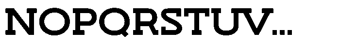Hopera Slab Variable Hopera Slab Ultra Wide Bold Font UPPERCASE