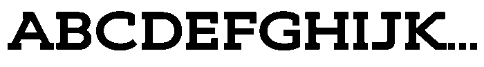 Hopera Slab Variable Hopera Slab Ultra Wide Extra Bold Font UPPERCASE