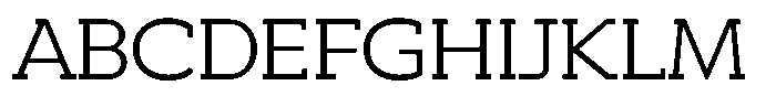Hopera Slab Variable Hopera Slab Ultra Wide Extra Light Font UPPERCASE
