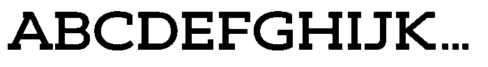 Hopera Slab Variable Hopera Slab Ultra Wide Medium Font UPPERCASE