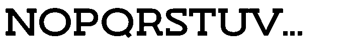 Hopera Slab Variable Hopera Slab Ultra Wide Medium Font UPPERCASE