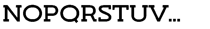 Hopera Slab Variable Hopera Slab Ultra Wide Regular Font UPPERCASE