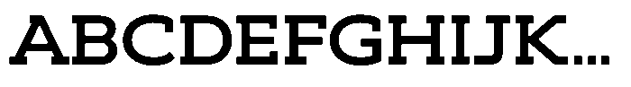 Hopera Slab Variable Hopera Slab Ultra Wide Semi Bold Font UPPERCASE