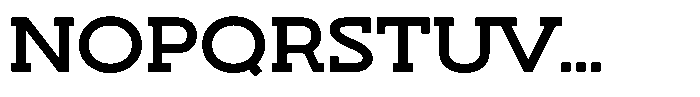 Hopera Slab Variable Hopera Slab Ultra Wide Semi Bold Font UPPERCASE