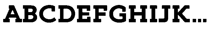 Hopera Slab Variable Hopera Slab Wide Black Font UPPERCASE