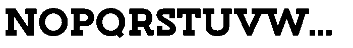 Hopera Slab Variable Hopera Slab Wide Black Font UPPERCASE