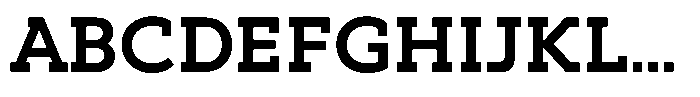 Hopera Slab Variable Hopera Slab Wide Bold Font UPPERCASE
