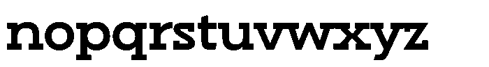 Hopera Slab Variable Hopera Slab Wide Bold Font LOWERCASE