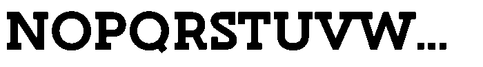 Hopera Slab Variable Hopera Slab Wide Extra Bold Font UPPERCASE