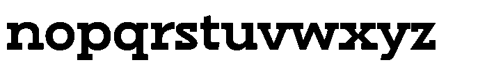 Hopera Slab Variable Hopera Slab Wide Extra Bold Font LOWERCASE