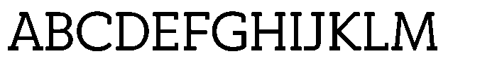 Hopera Slab Variable Hopera Slab Wide Extra Light Font UPPERCASE