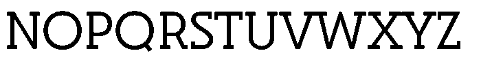 Hopera Slab Variable Hopera Slab Wide Extra Light Font UPPERCASE