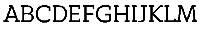 Hopera Slab Variable Hopera Slab Wide Light Font UPPERCASE