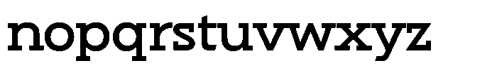 Hopera Slab Variable Hopera Slab Wide Medium Font LOWERCASE