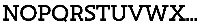 Hopera Slab Variable Hopera Slab Wide Regular Font UPPERCASE