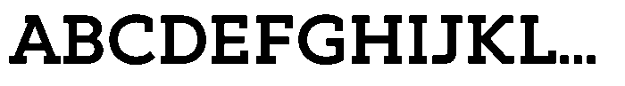 Hopera Slab Variable Hopera Slab Wide Semi Bold Font UPPERCASE