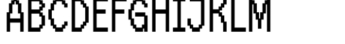 Hopixel Bold Condensed Font UPPERCASE