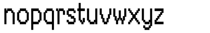 Hopixel Bold Condensed Font LOWERCASE